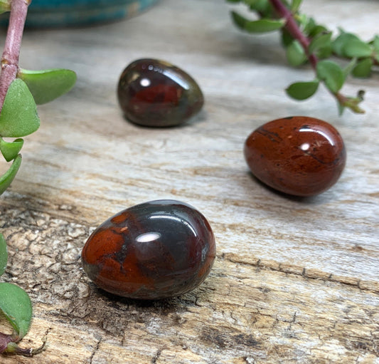 Red Jasper Egg 3/4” BIN-0285