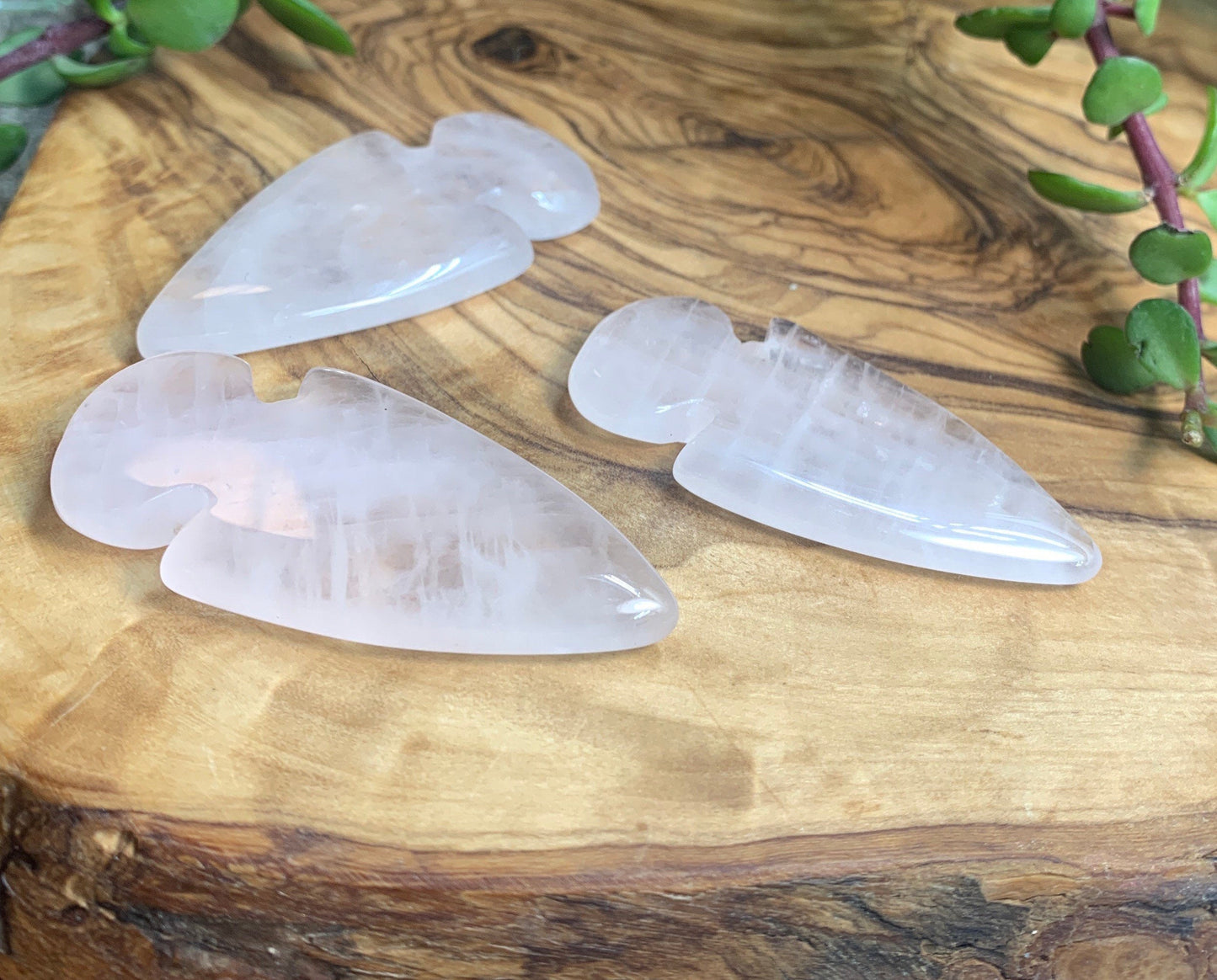 Rose Quartz Polished Arrowhead 0979