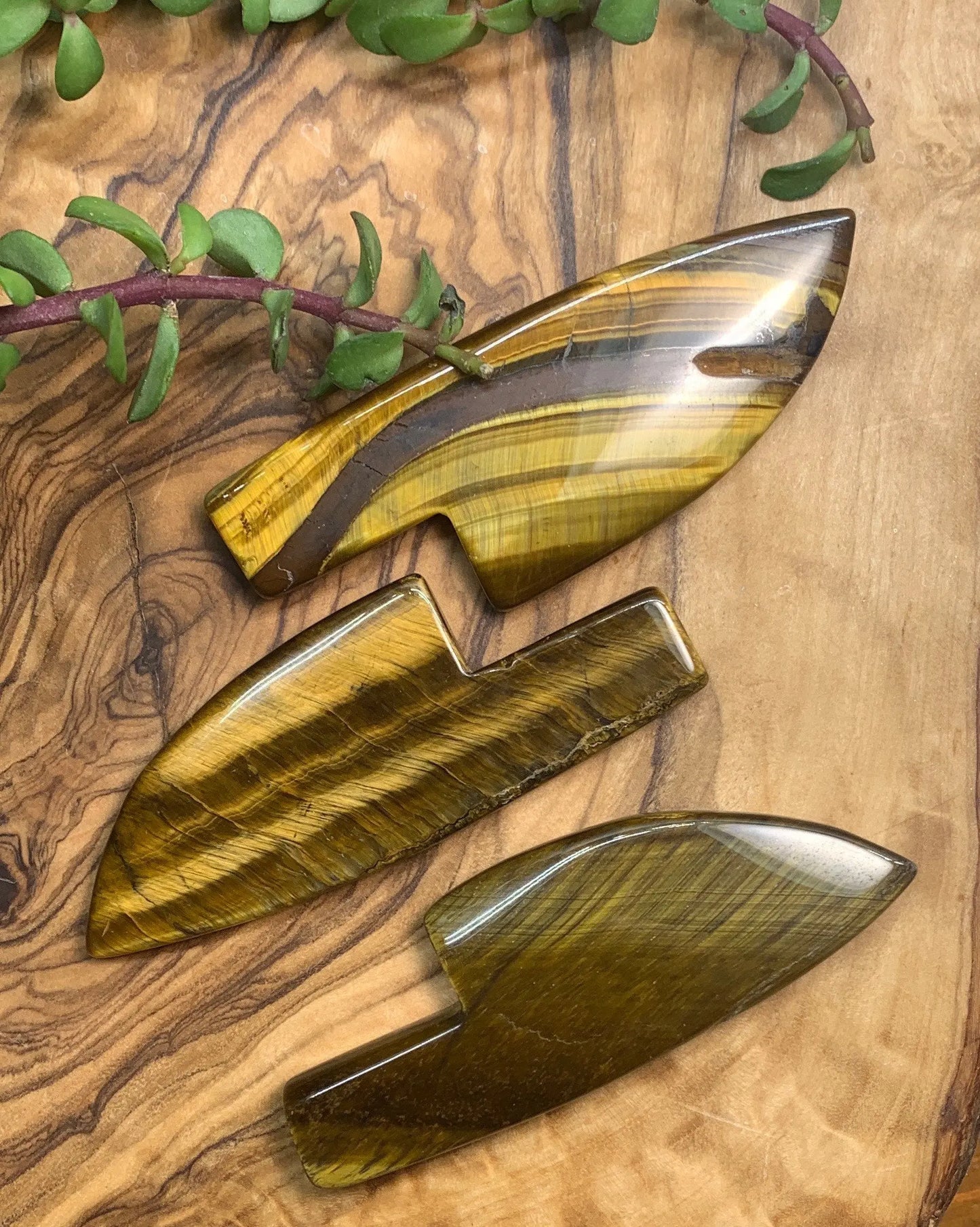 Tiger's Eye Cord Cutting Knife 0151 Shop Wholesale Crystals