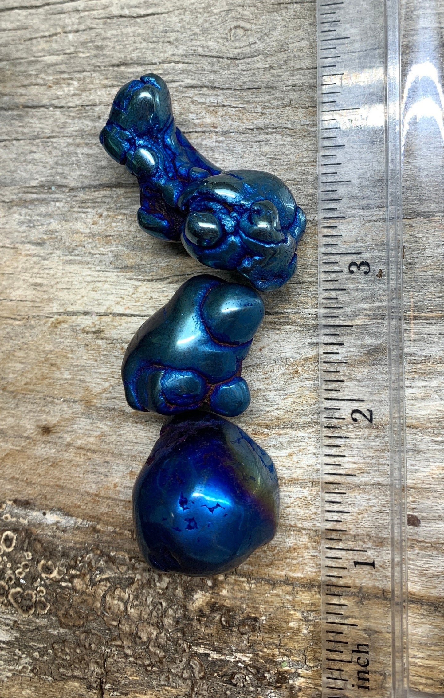 Buddha Stone Indigo Aura (Approx. 3/4" - 1 1/4") 0754-B