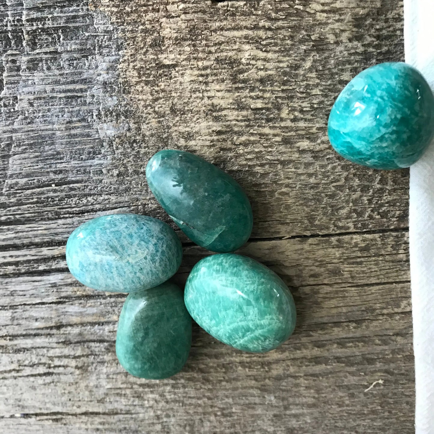 Amazonite Palm Stone, (Approx 2 1/4" - 3") Healing Stone for Crystal Grid or Craft Supply 1572 Shop Wholesale Crystals