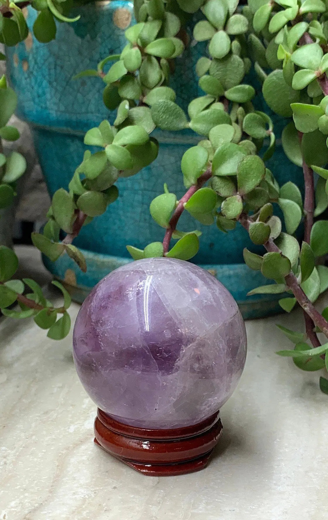 Amethyst Sphere (approx. 35 mm - 40 mm) BIN-0490 Shop Wholesale Crystals