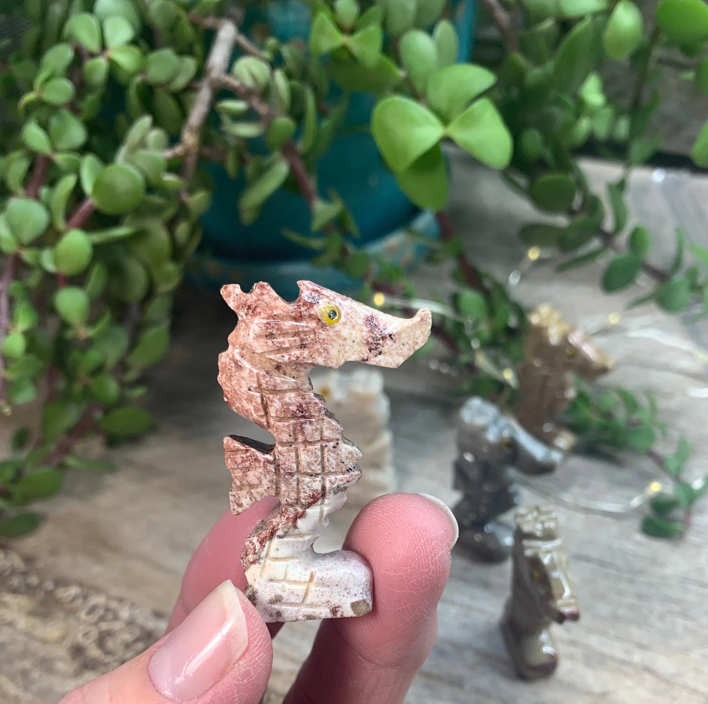 Seahorse  Carved Soapstone (Approx. 2") 0761 Shop Wholesale Crystals
