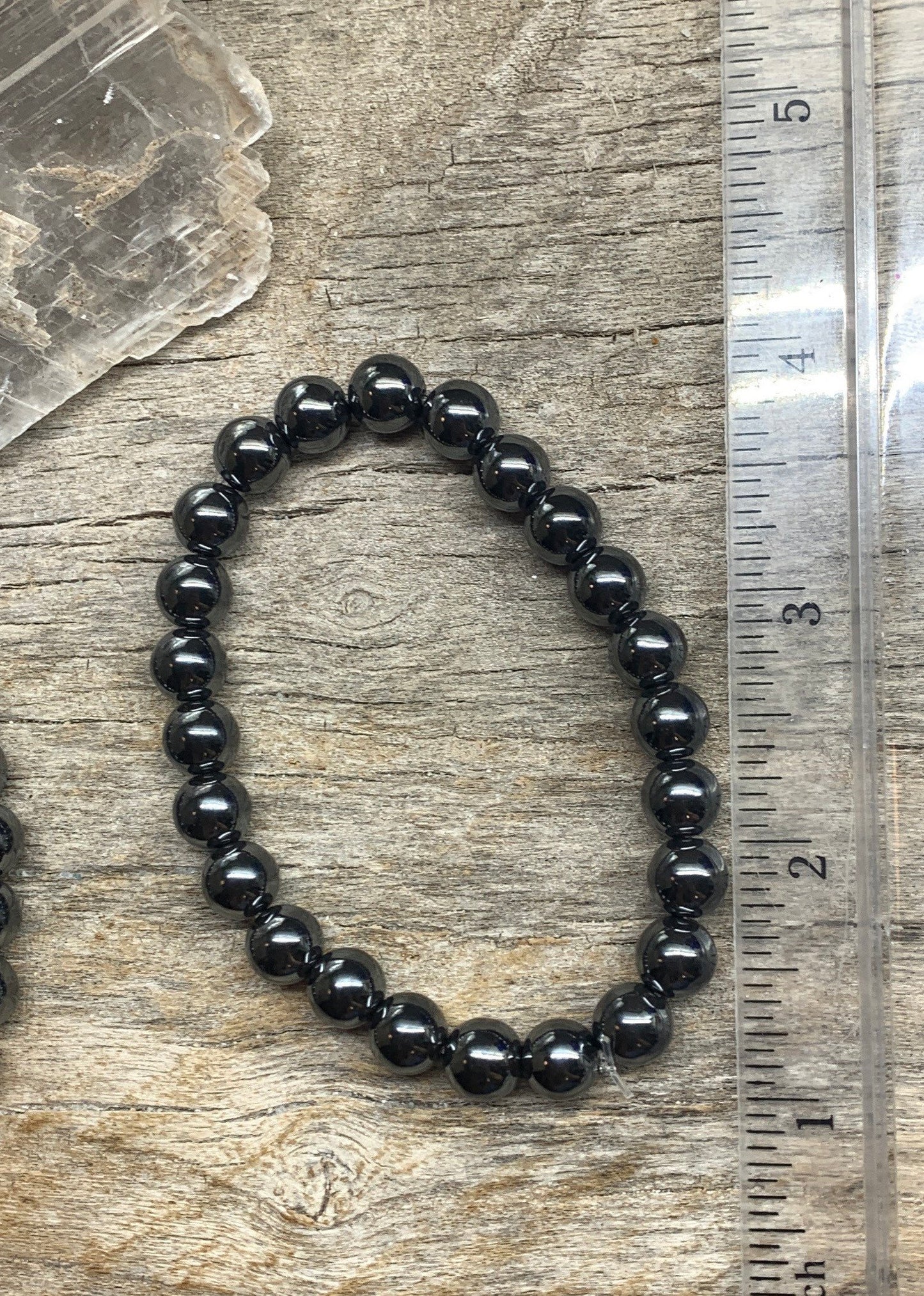 Hematite 8mm Bracelet 1211