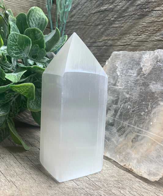 Selenite Obelisk 4” S-0063 Shop Wholesale Crystals