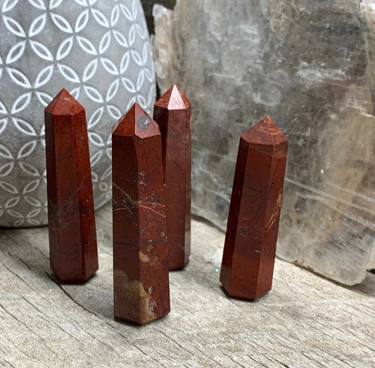 Red Jasper Obelisk (Approx. 3" - 3 1/2") 0858 Shop Wholesale Crystals