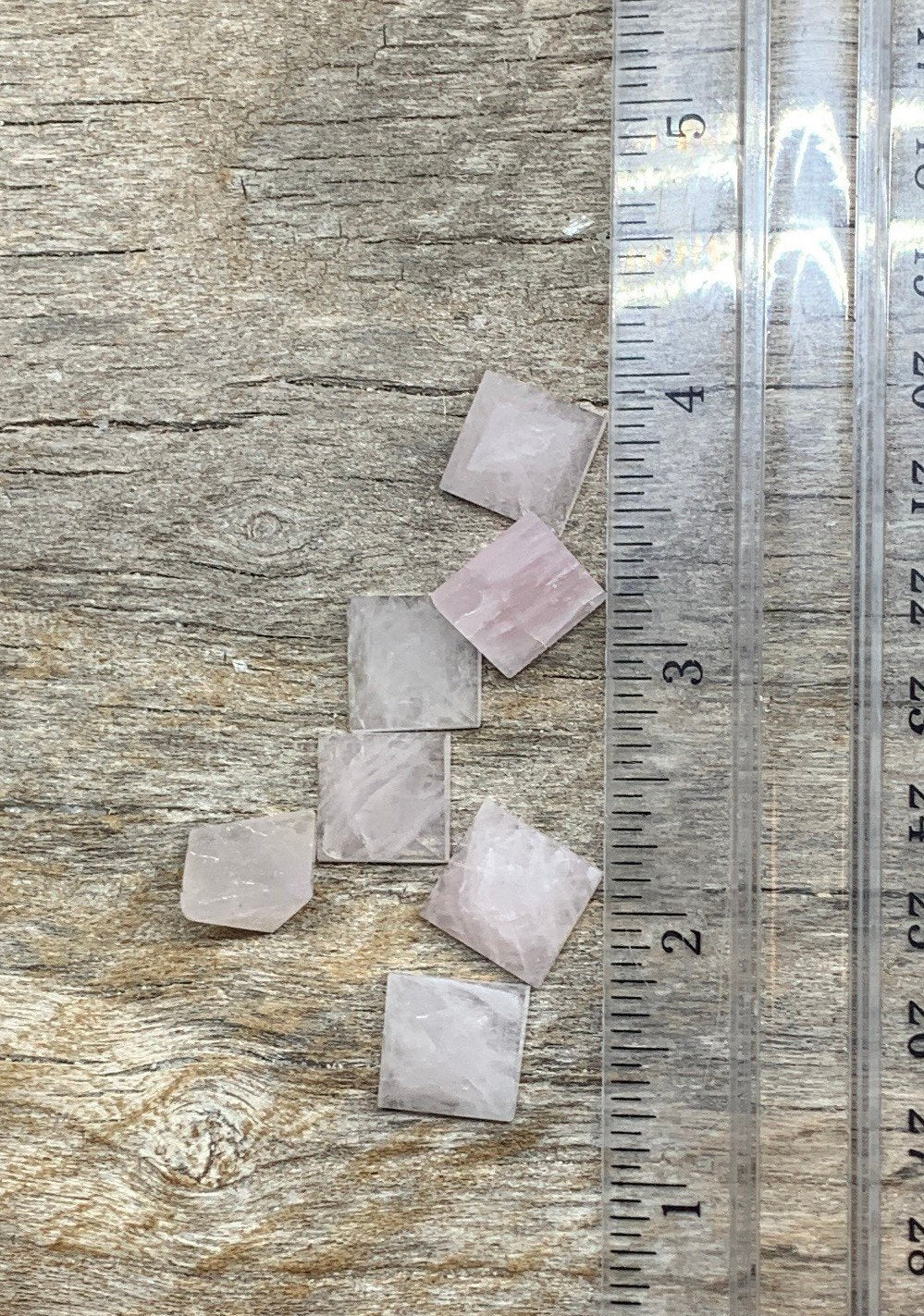 Rose Quartz Pyramid small 1/2” 0699