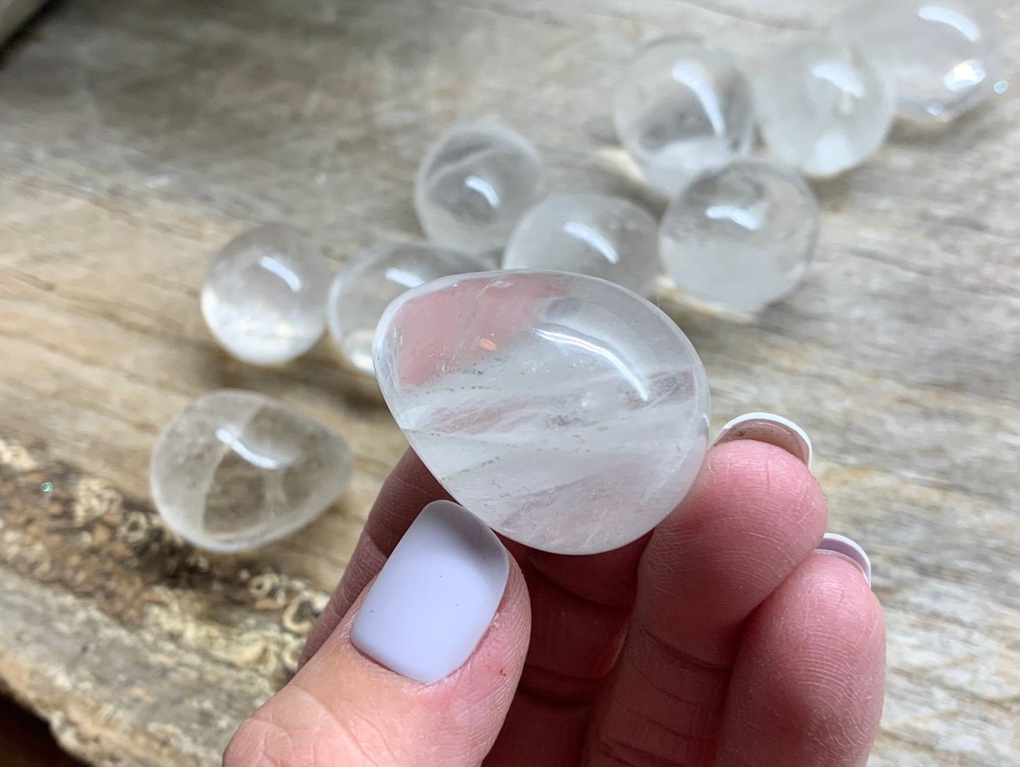 Clear Quartz Polished Egg (1”- 1 1/4”) 1548