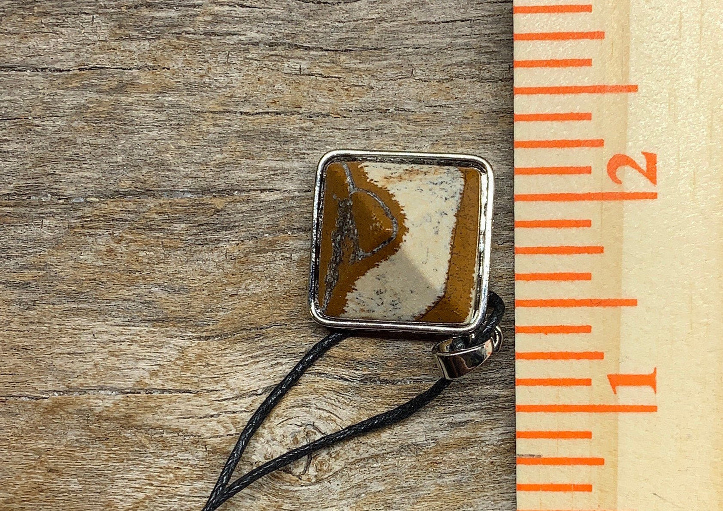 Picture Jasper Pyramid Necklace NCK-1080