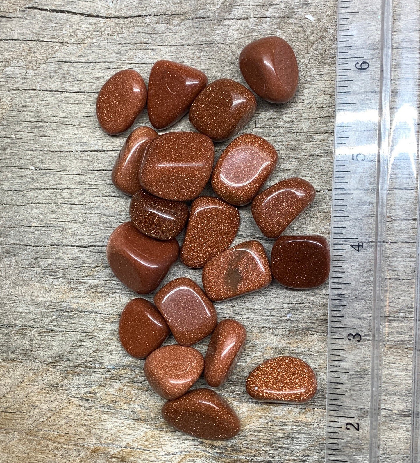 Goldstone Tumbled Stone (Approx. 5/8" - 3/4") 0651