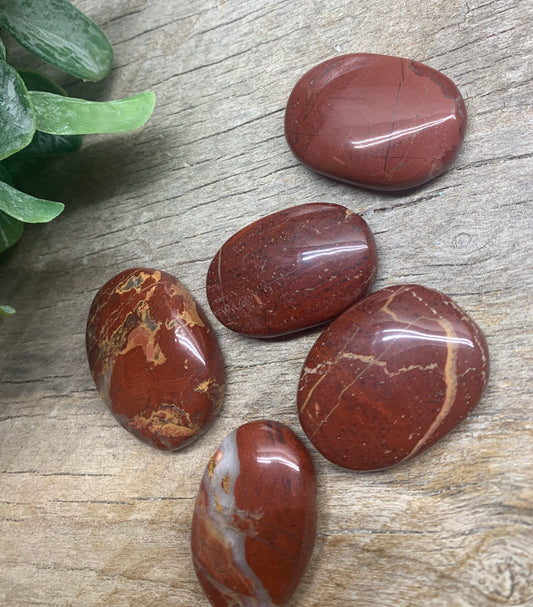 Red Jasper Soothing Stone 1386 (Approx. 1 1/4”)