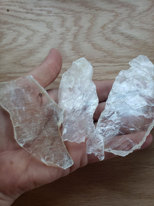 Small Selenite Feather (Approx. 3 1/2" - 4 1/2" ") 0323