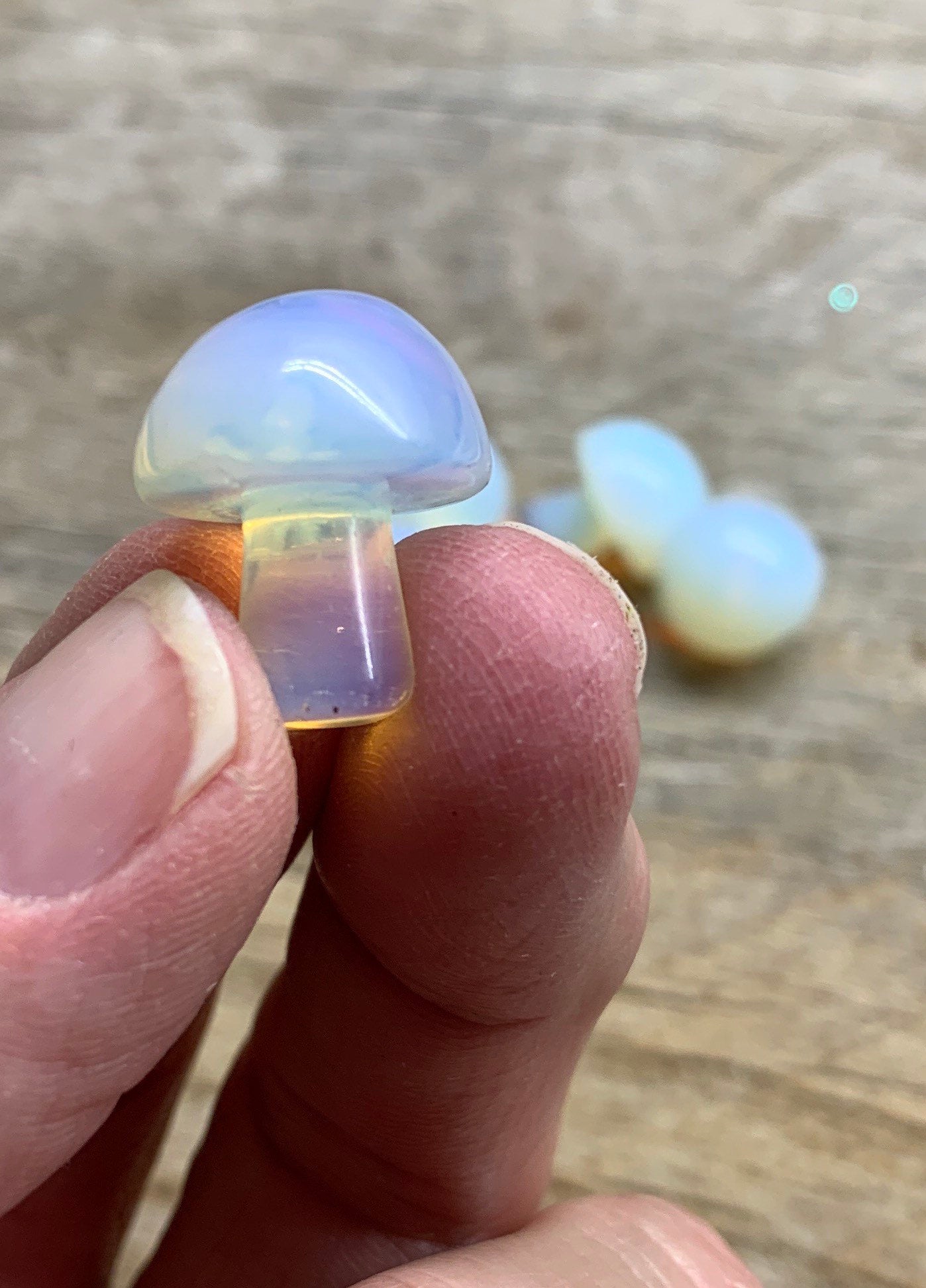 Opalite Mushroom (Approx. 5/8” x 3/4”) 0005