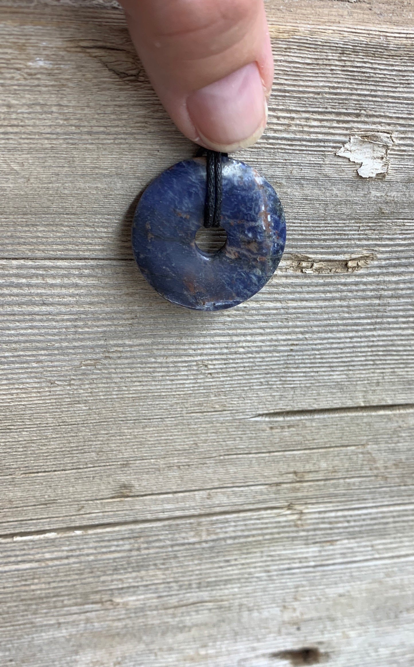 Sodalite Pi Necklace HOT-0603 40mm