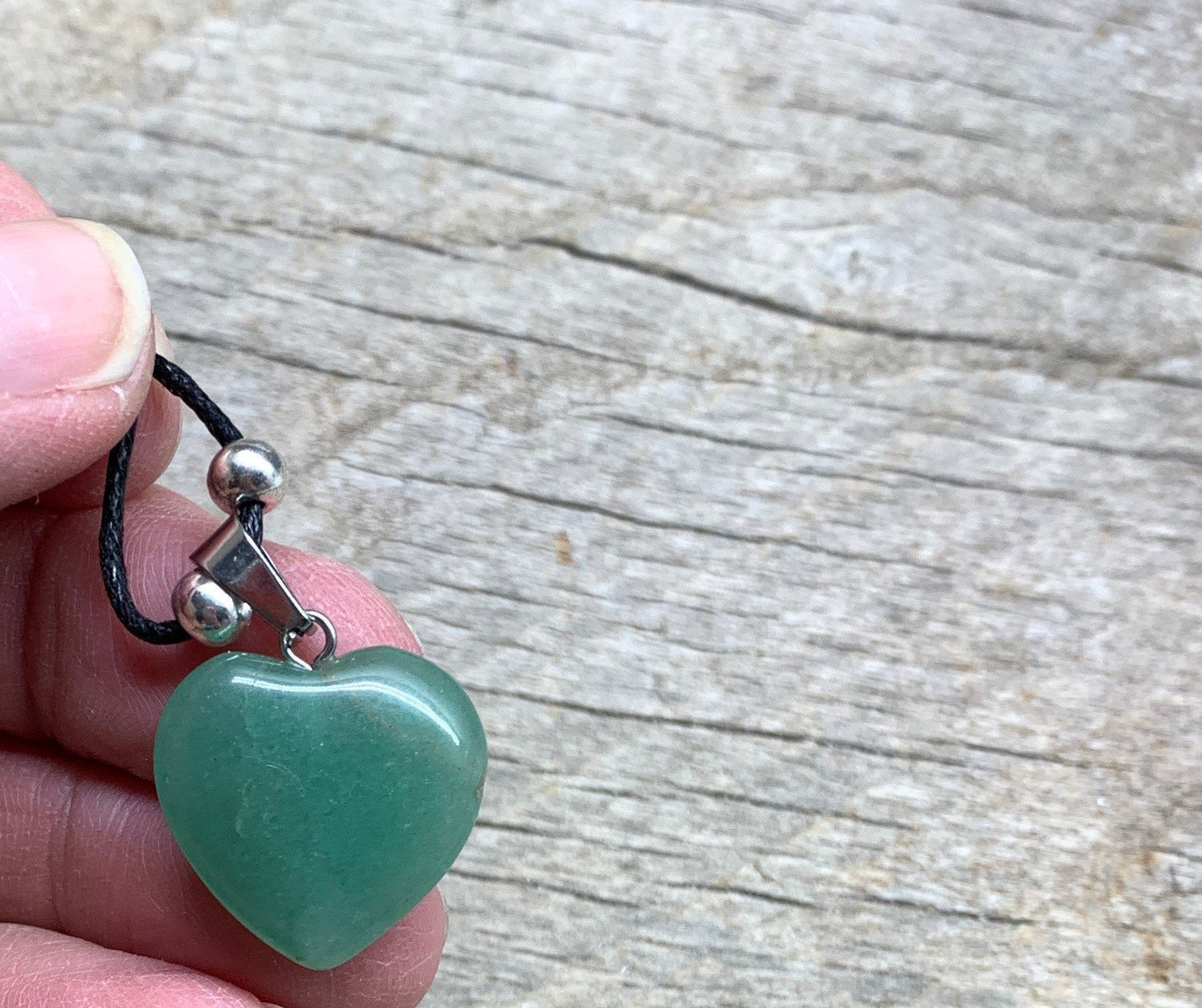 Green Aventurine Heart Necklace NCK-1197