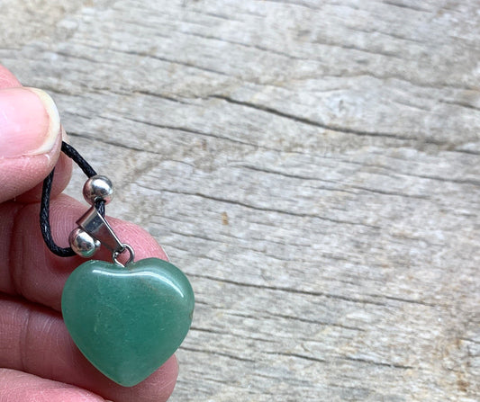 Green Aventurine Heart Necklace NCK-1197