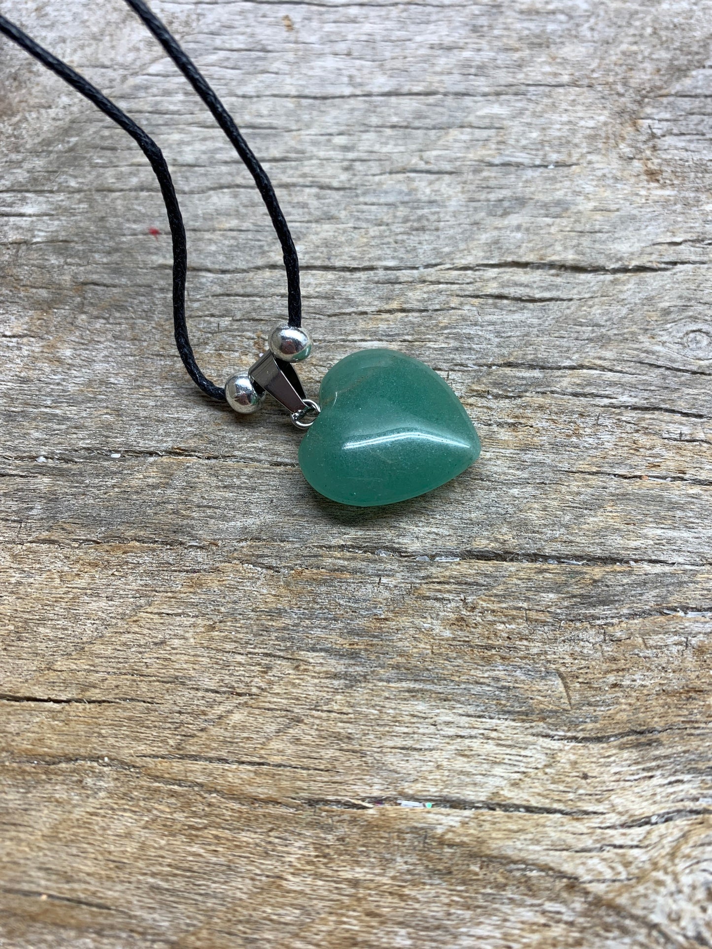 Green Aventurine Heart Necklace NCK-1197