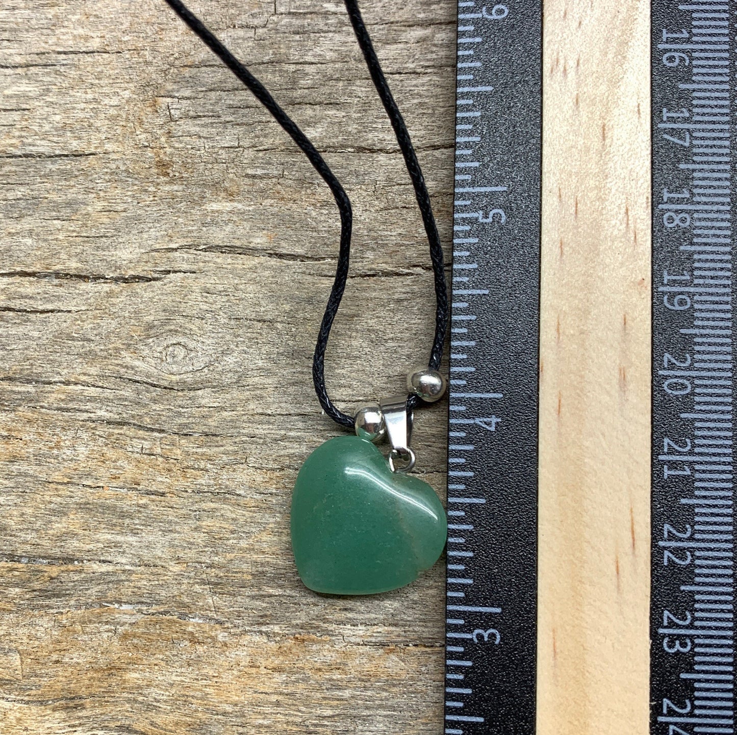 Green Aventurine Heart Necklace NCK-1197