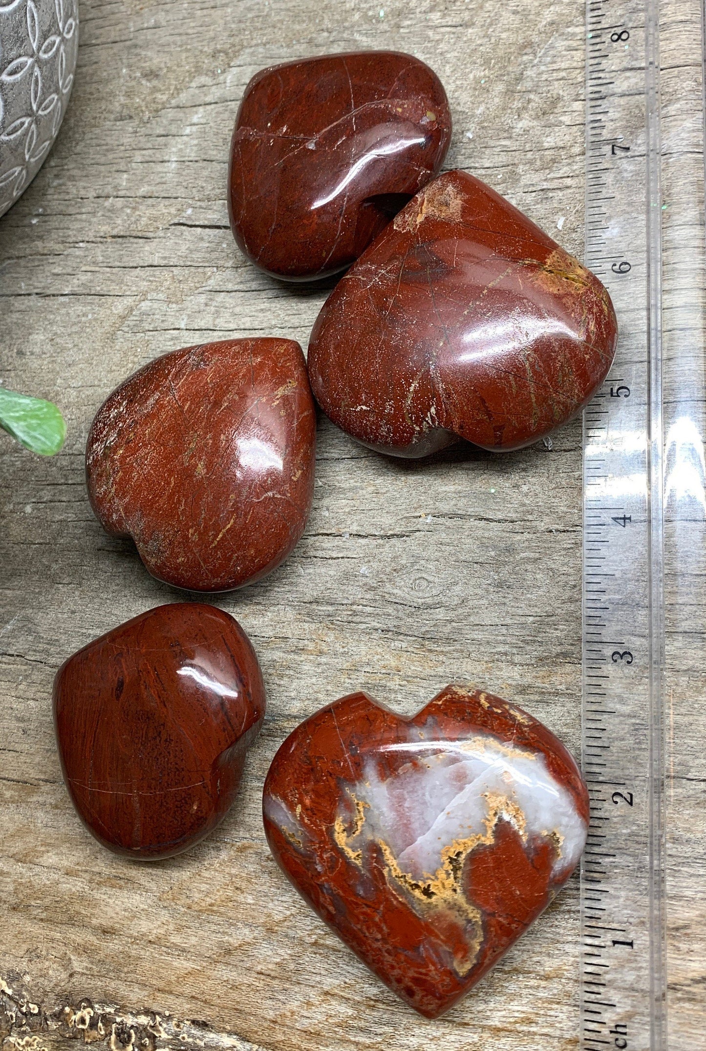 Red Jasper Heart (Approx. 2” - 2 1/2") 0582