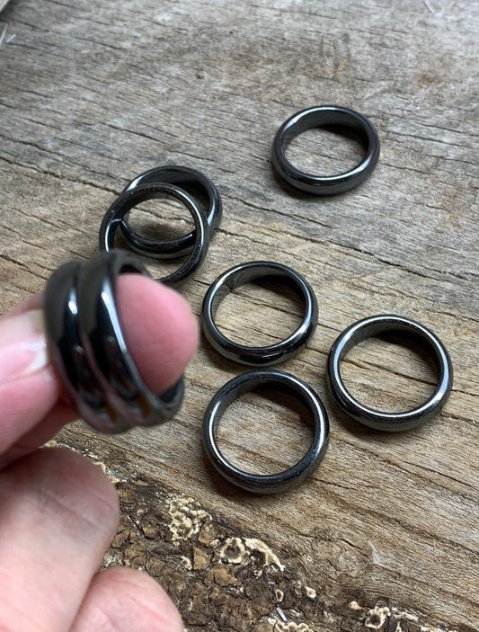 Hematite Ring Size 9 0272