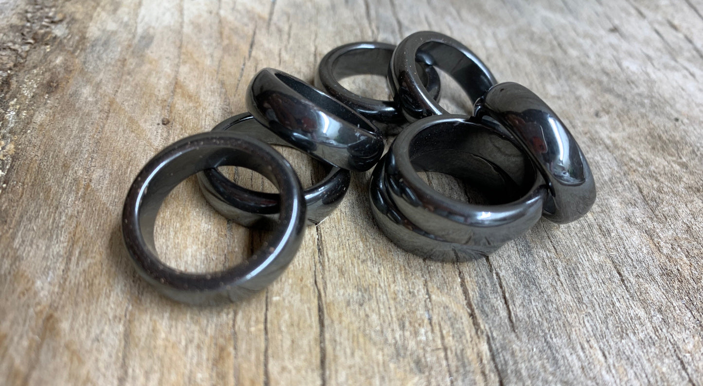 Hematite Ring Size 6 RNG-0072