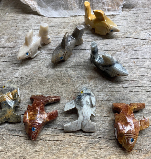 Shark Carved Soapstone 0783 Shop Wholesale Crystals