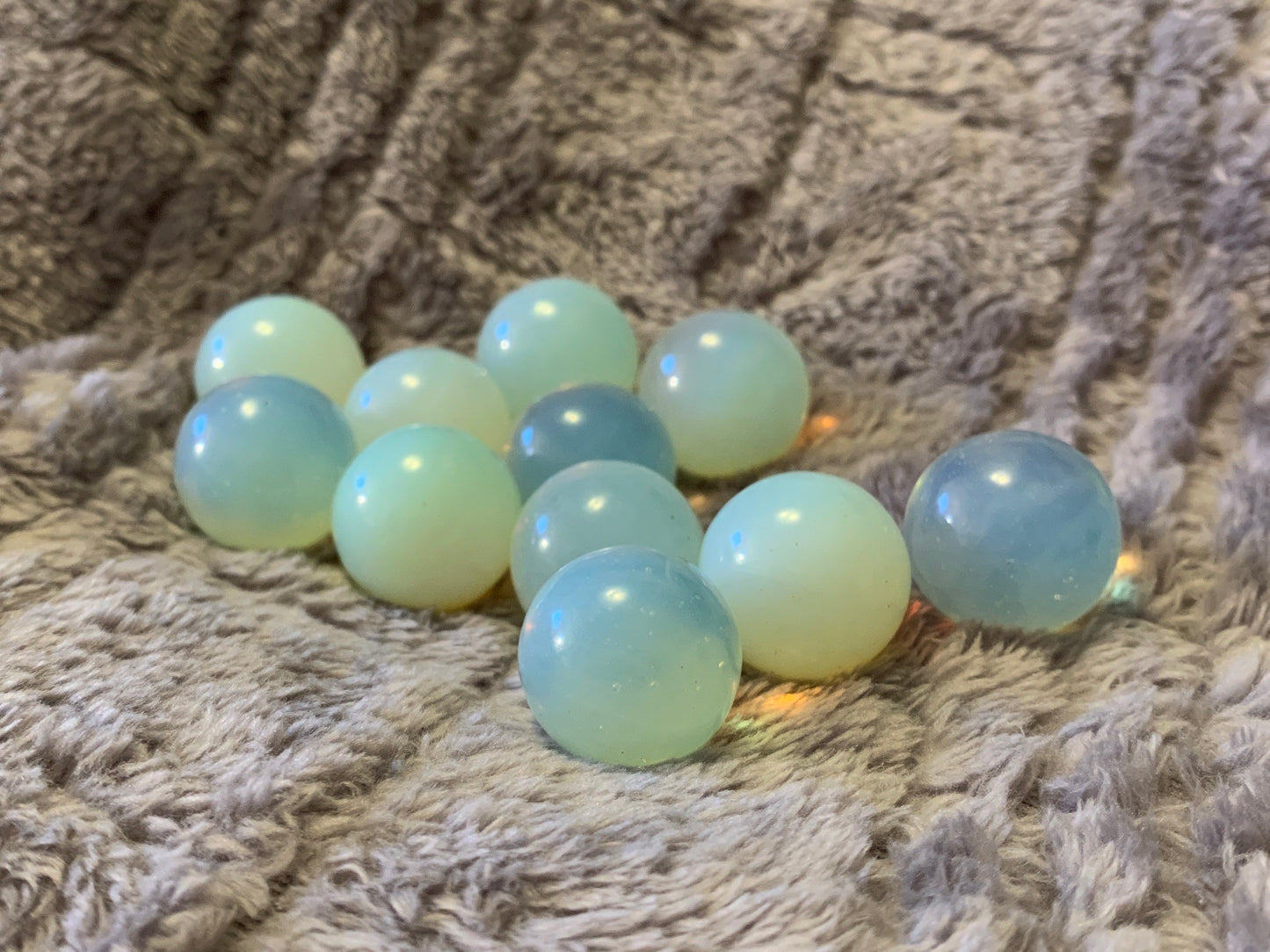 Opalite Sphere Small (20mm) Polished Stone for Crystal Grid,  Craft Supply 1242