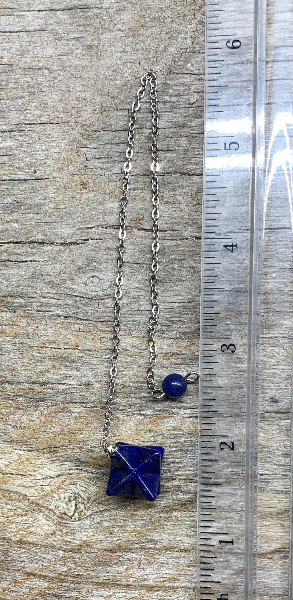 Lapis Lazuli Merkaba Pendulum PND-0024