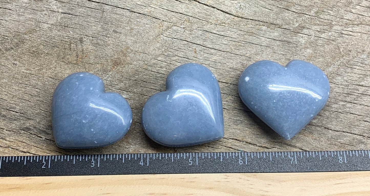 Angelite Puffy Heart 0180 (1 1/2”- 1 3/4”)