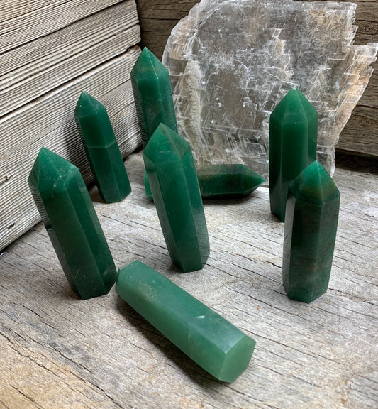 Green Aventurine Obelisk 0891 (3”- 3 1/2”)