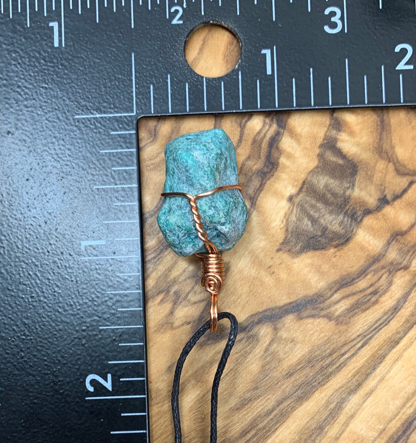 Turquoise Hand Made, Beautiful, Wire Wrapped Necklace NCK-0578