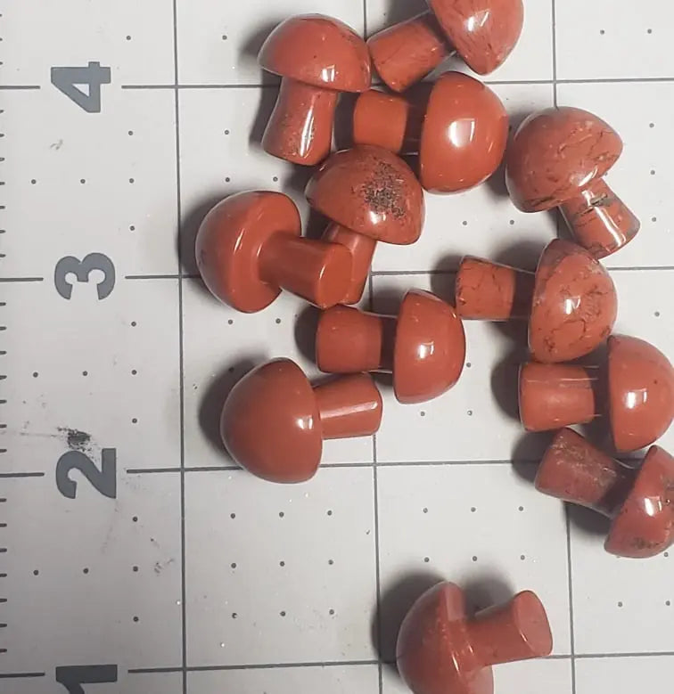 Red Jasper Mushroom (Approx. 5/8”x 3/4”) 0014 Shop Wholesale Crystals