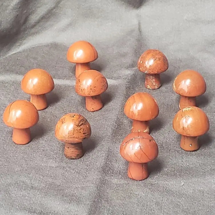 Red Jasper Mushroom (Approx. 5/8”x 3/4”) 0014 Shop Wholesale Crystals