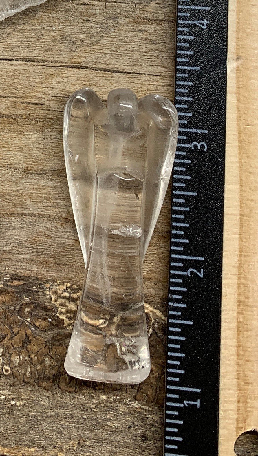 Clear Quartz Carved Angel “2 0081