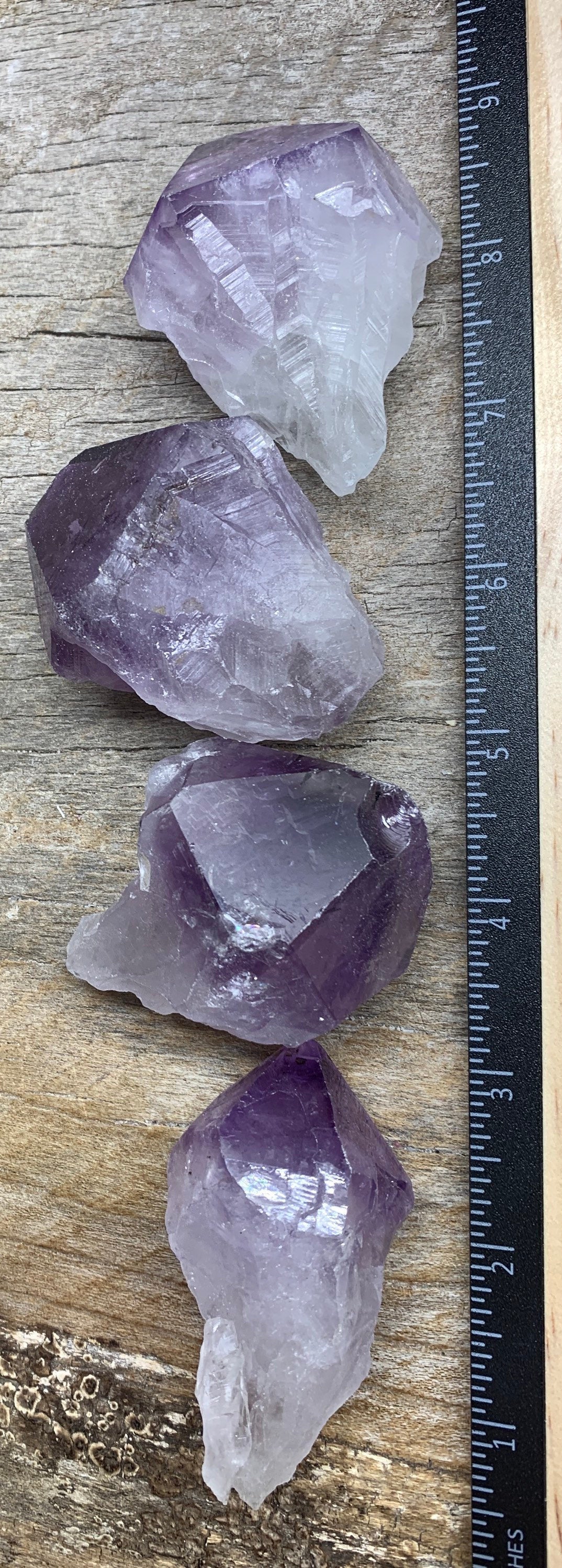 Amethyst Crystal Point 0480 Natural (Approx. 2 3/4”- 3 1/4”)