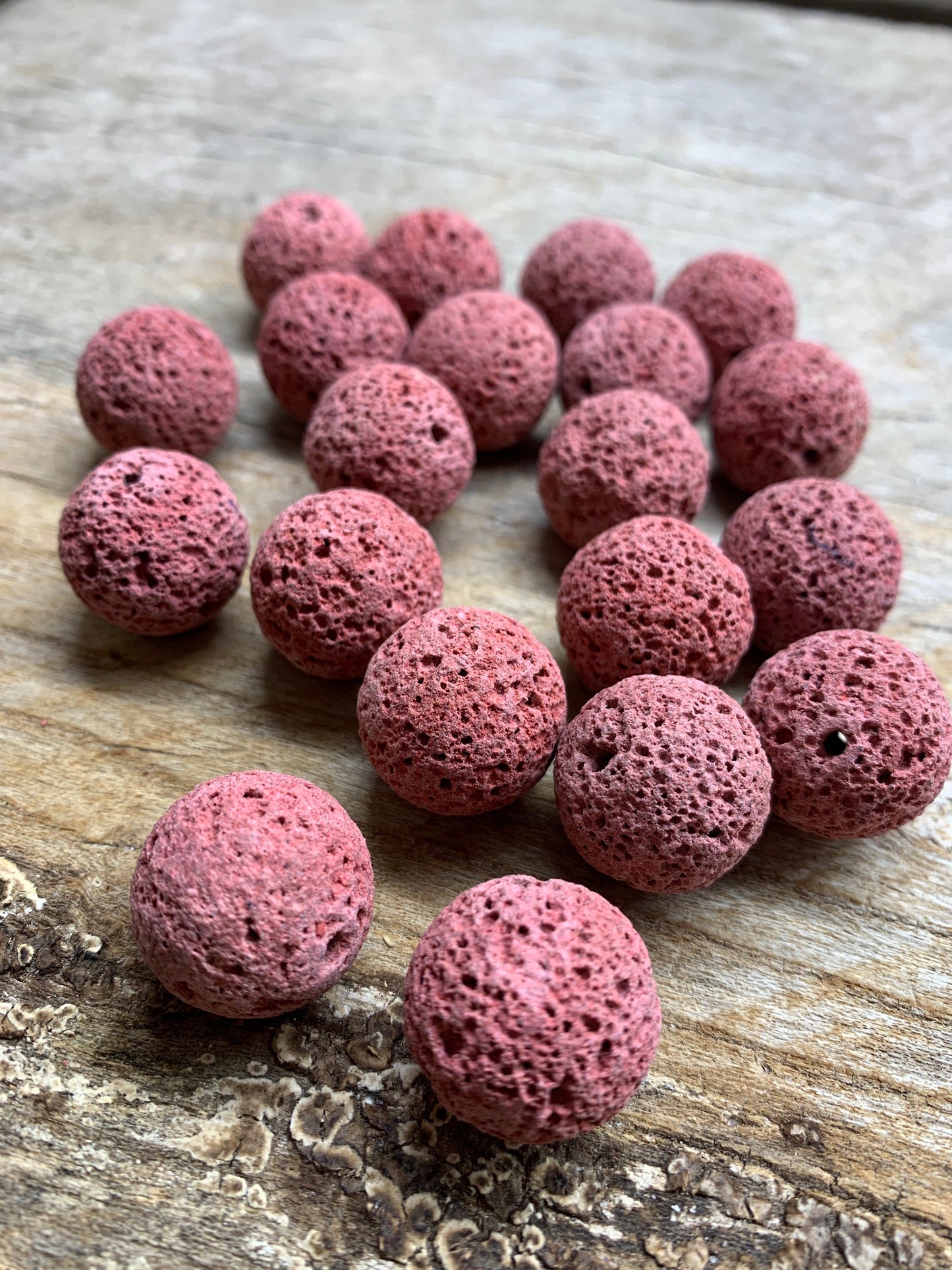 Pink Lava Bead Sphere (Approx. 3/4”), 1 Pound Bag 1631