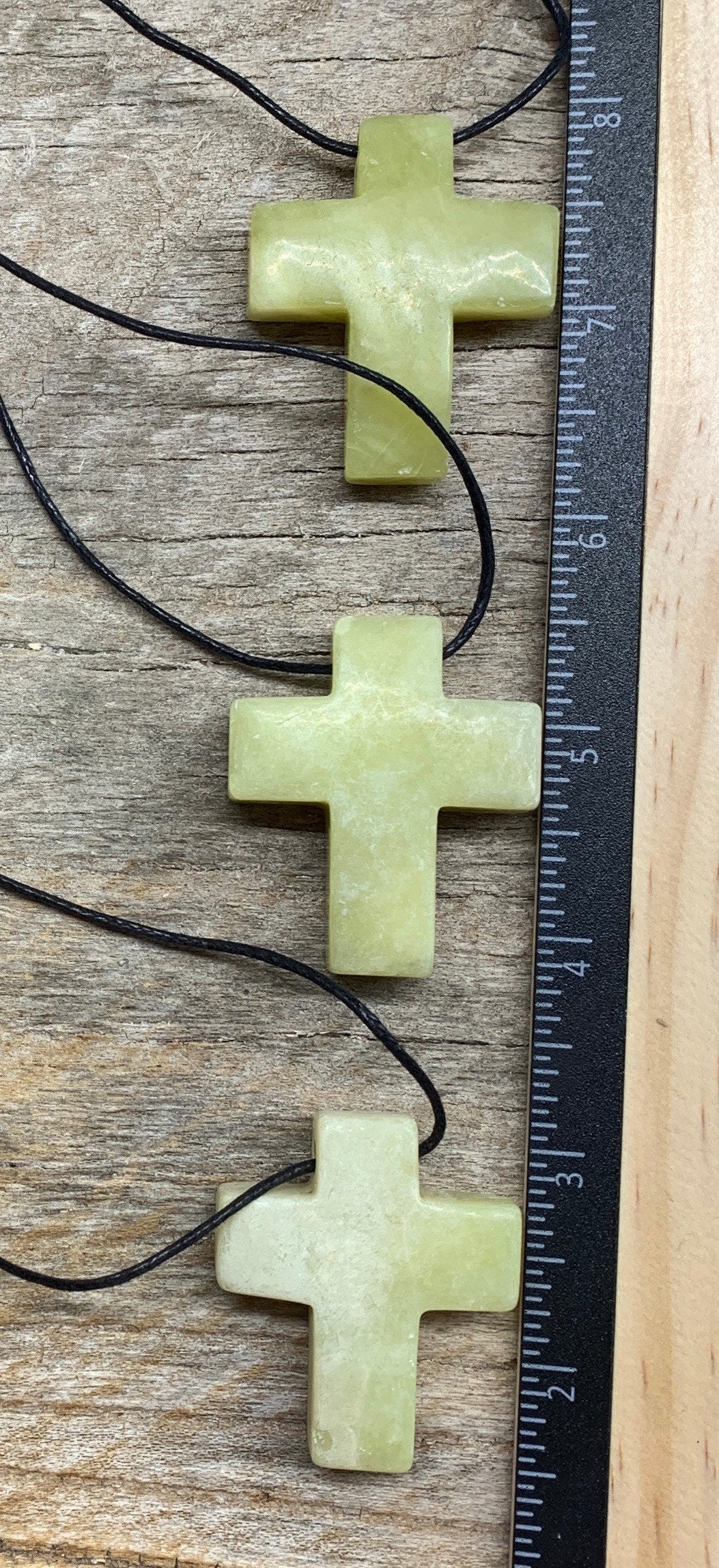 Serpentine Cross Necklace 1142