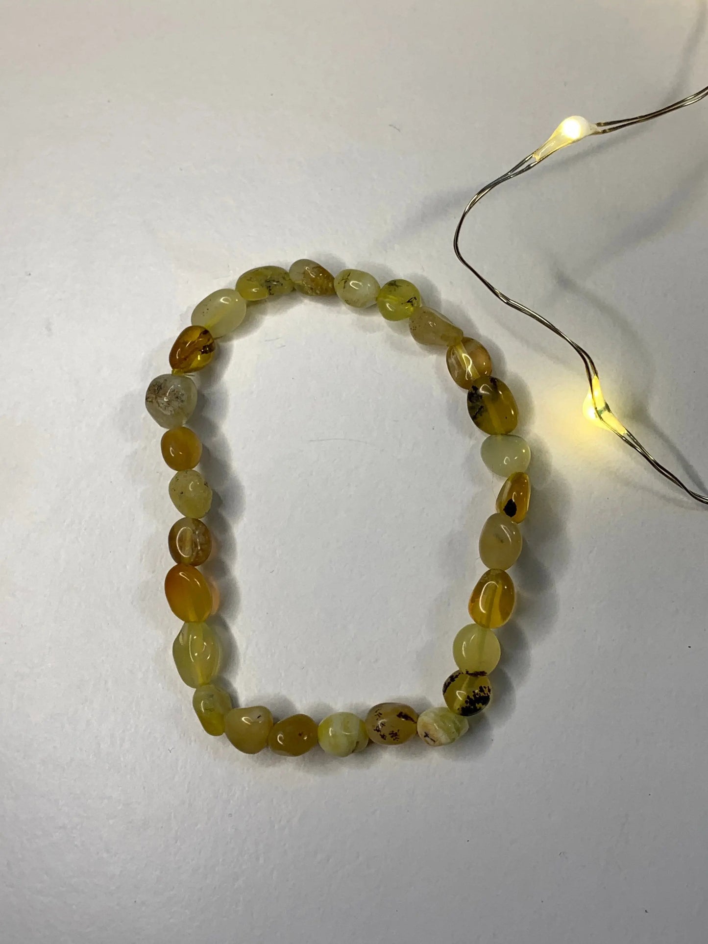 Yellow Agate Pebble Bracelet BRC-0149 Shop Wholesale Crystals