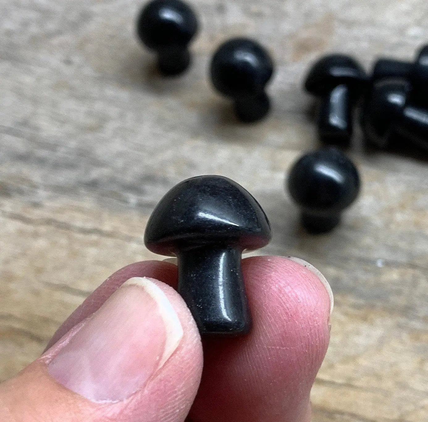 Black Obsidian Mushroom 0024 Shop Wholesale Crystals