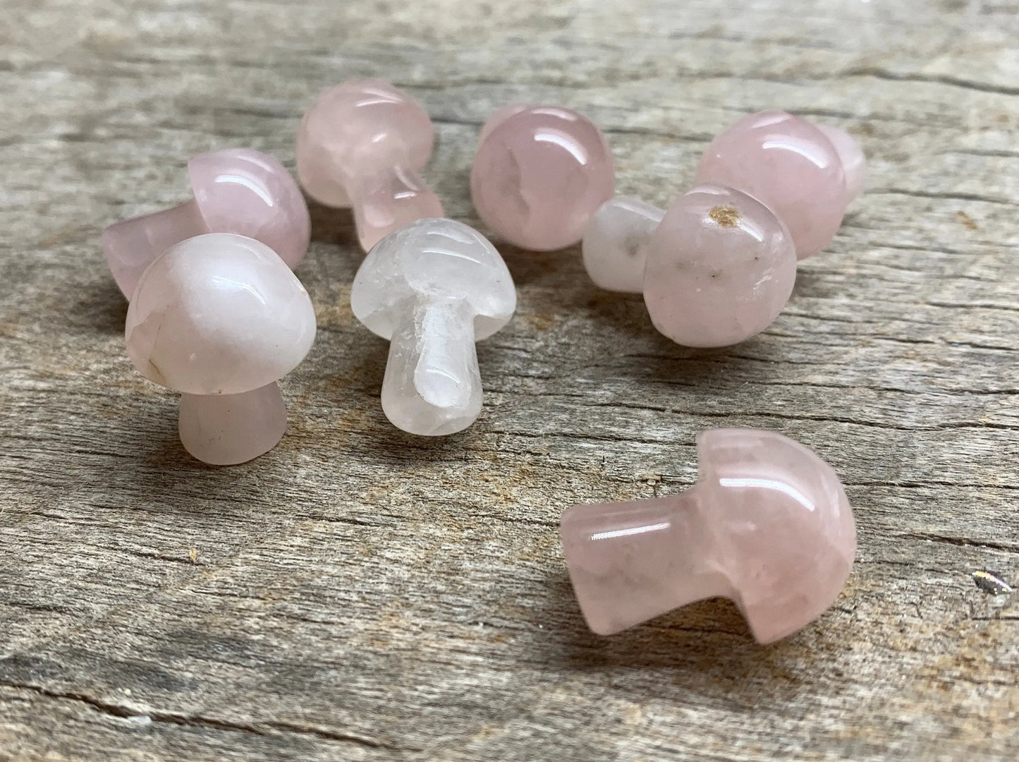 Rose Quartz Carved Mushroom 0030 Shop Wholesale Crystals