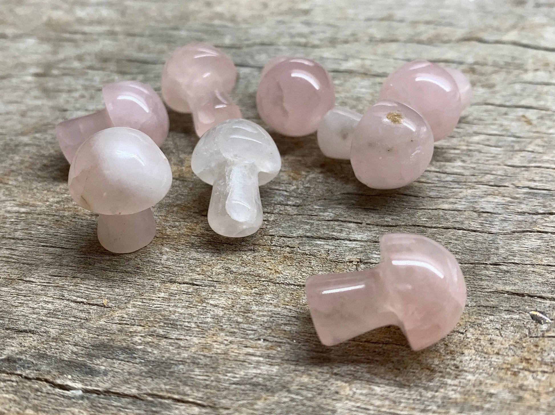 Rose Quartz Carved Mushroom 0030 Shop Wholesale Crystals