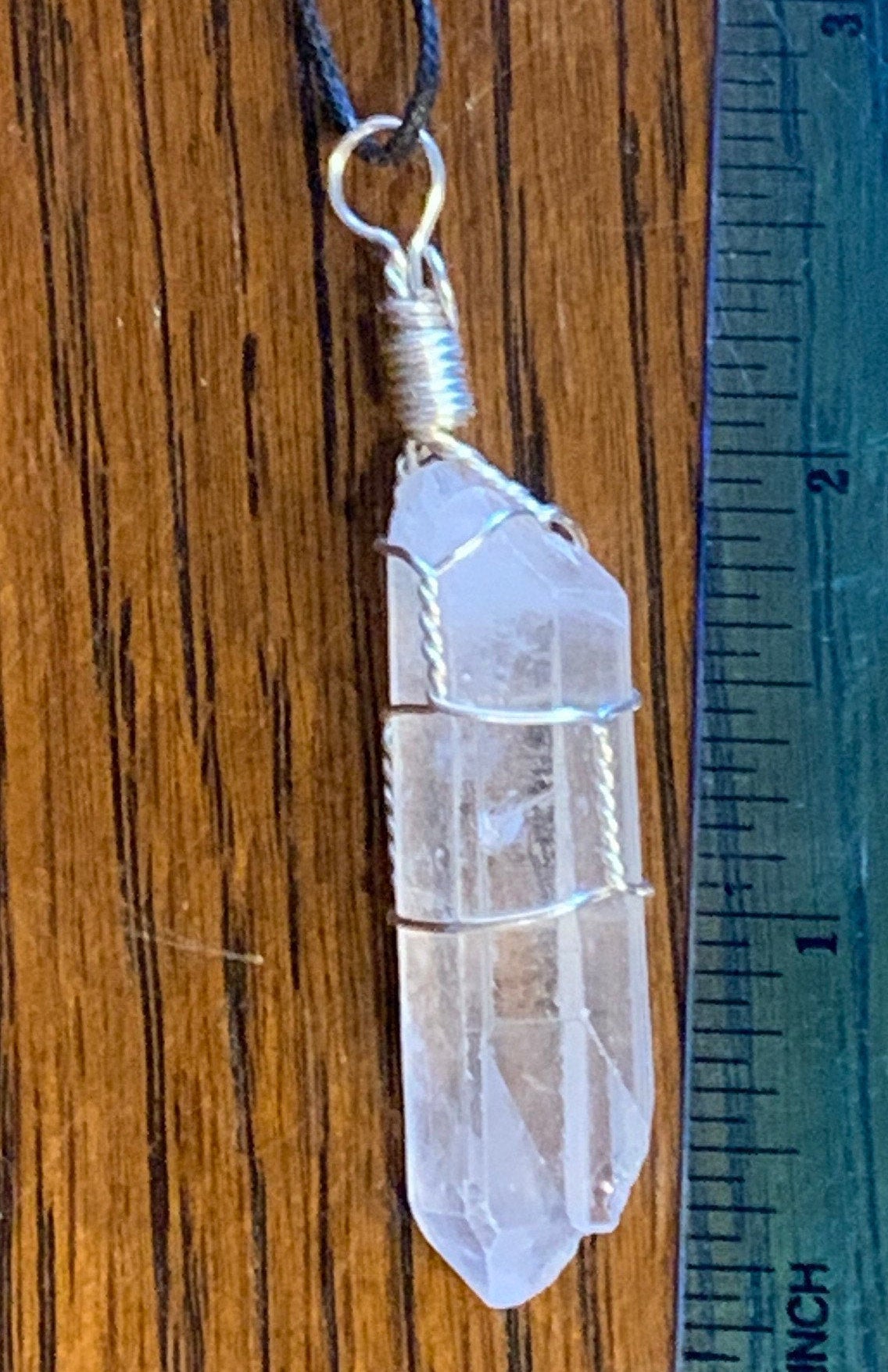 Quartz Point Wire Wrapped Necklace NCK-1942