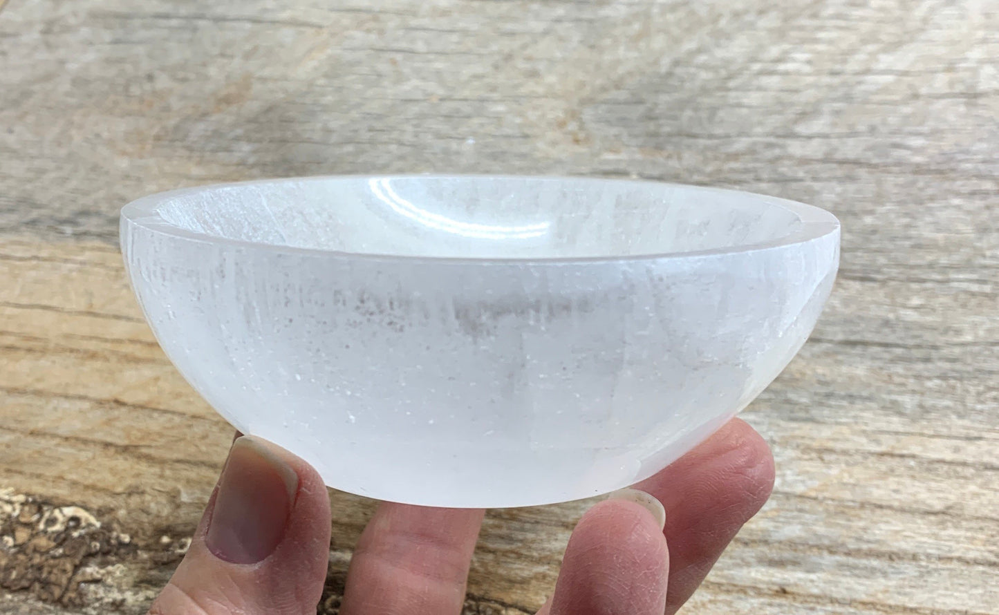 Selenite Bowl 3 3/5” S-0043