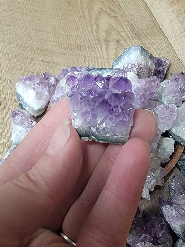 Amethyst Cluster, (Approx 1 - 1 1/2") 1290