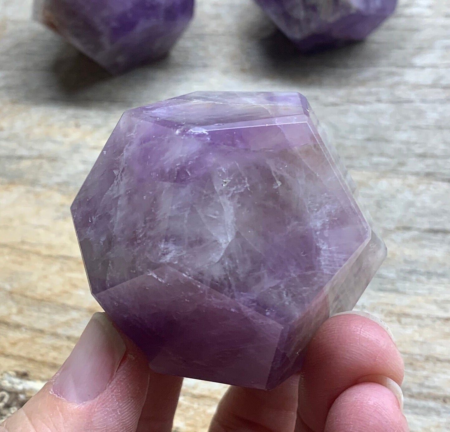 Amethyst Dodecahedron 1493 (Approx 50mm- 60mm)