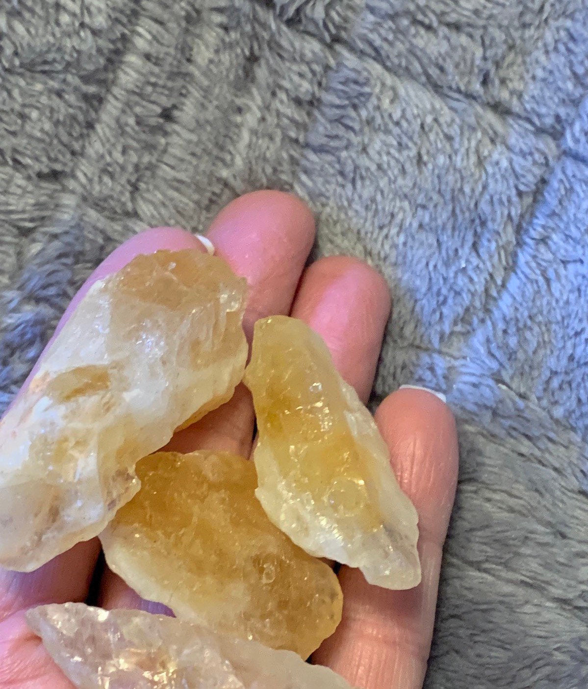 Citrine Raw, Crystal Point (Approx 1.5" - 2") 1220