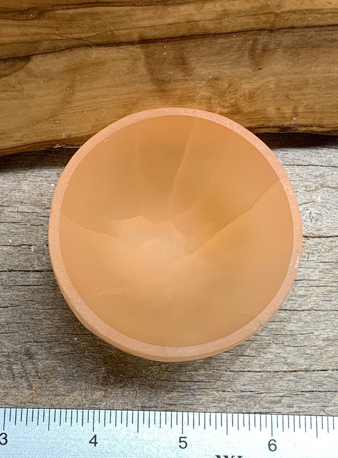 Orange Selenite Small Bowl 2 1/4”- 2 3/4” S-0016