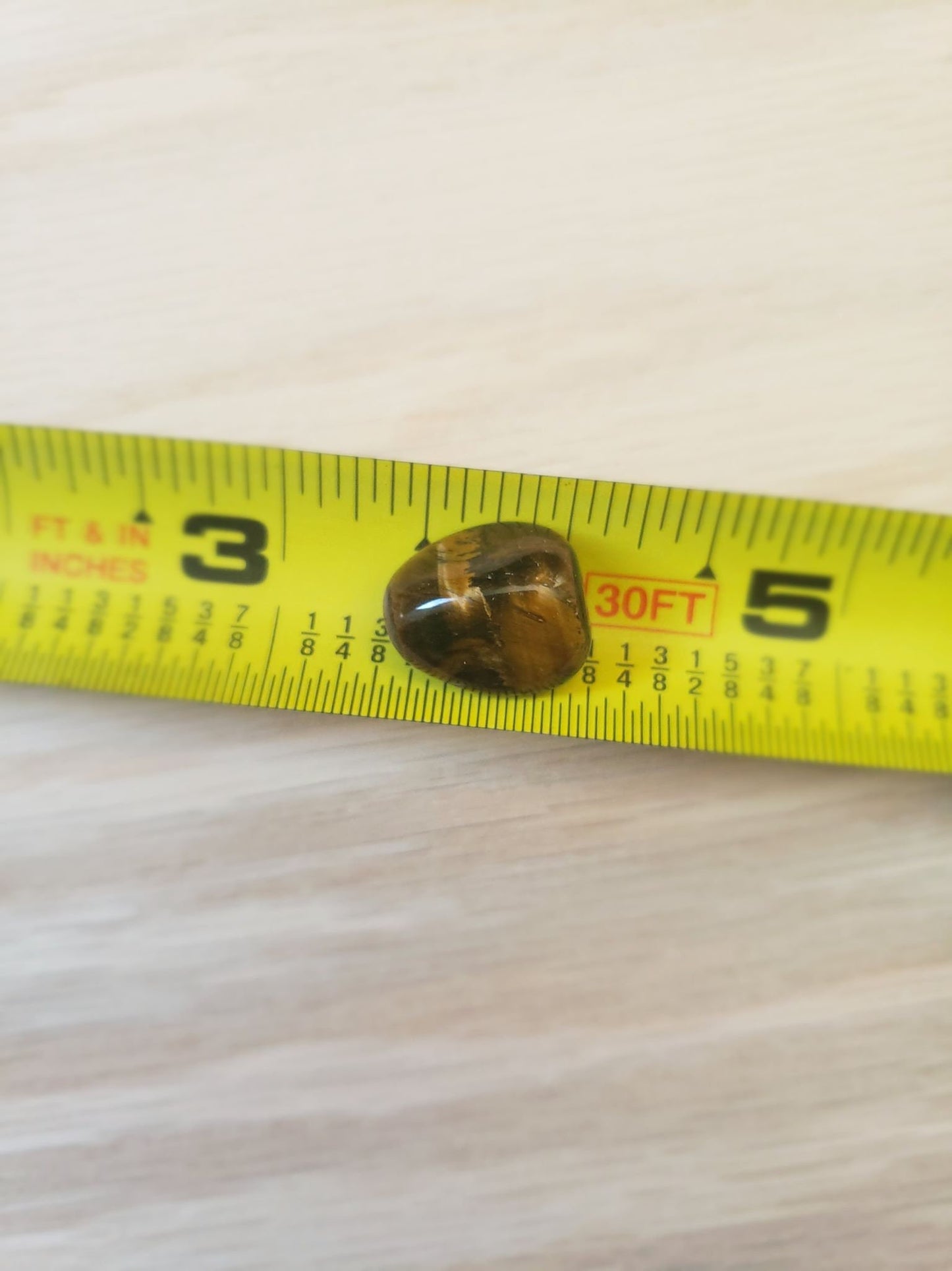 Tiger's Eye Polished Stone  (Approx. 1/2" - 1") BIN-1359