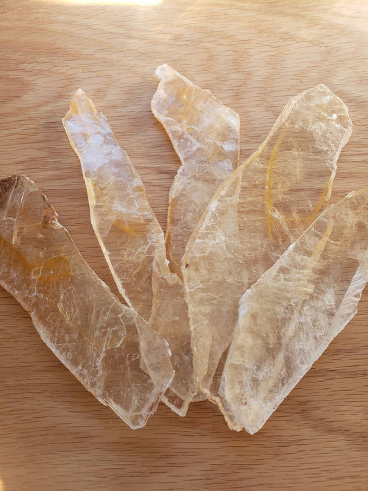 Large Selenite Feather (Approx. 6 3/4" - 7 1/2") SEL-0025