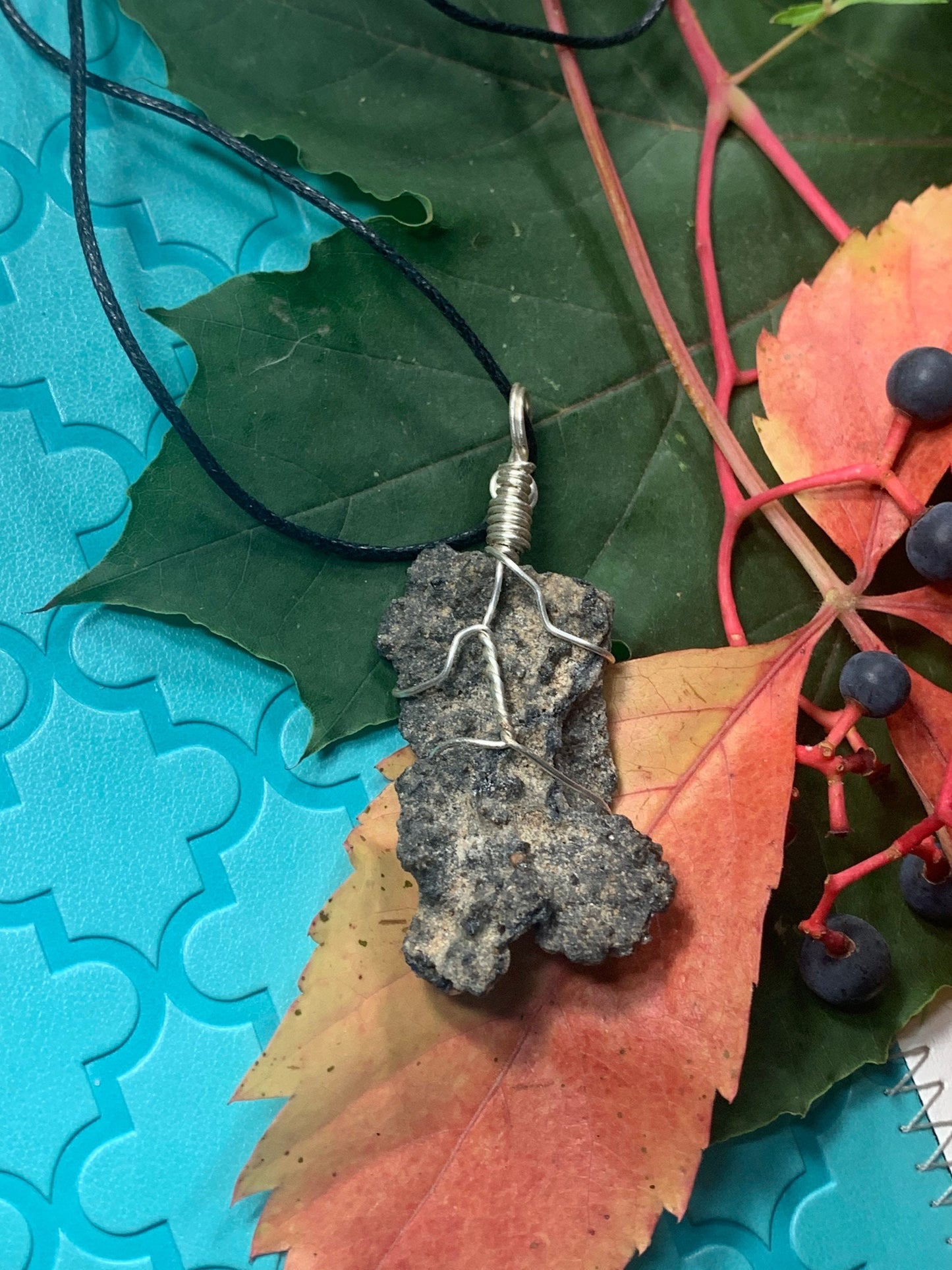 Fulgurite Necklace HOT ITEM, HOT-0022